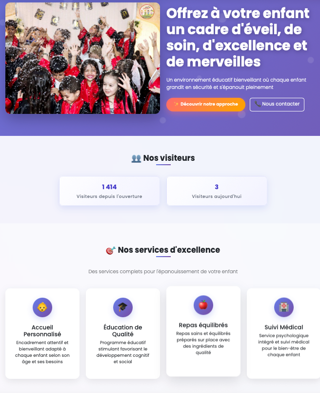 Interface Crèche Manager